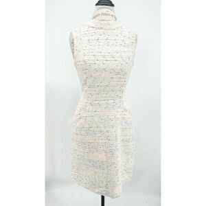 HALOGEN Multicolor Fit&flare Knit Dress